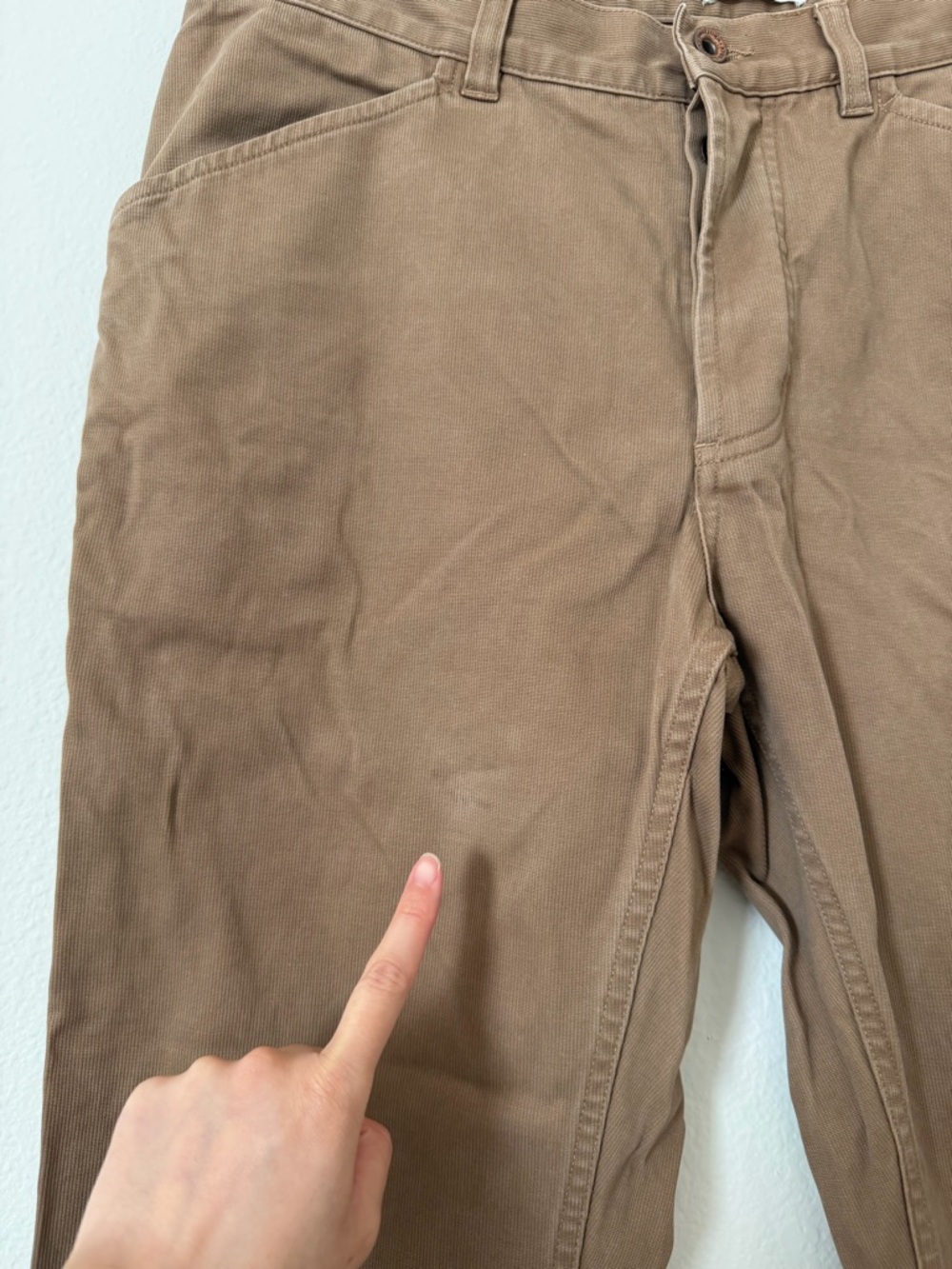 Taylor Stitch Camp Pants Tan Brown Mens Size 33 Neutral Spring Casual Minimalist - Picture 4 of 10